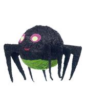 Pinhata Halloween Aranha, com bastão, tapa olhos e confetes