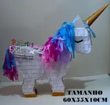 Pinhata PromoTopQuality Unicórnio 08 PEQUENO - Pinhatas Erika