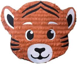 Pinhata Tigre 02, com bastão, tapa olhos e confetes