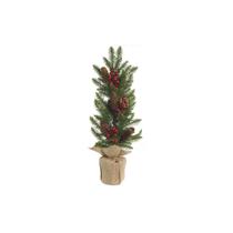Pinheiro Arranjo Vaso Folhagem Galhos Berries e Pinha 60CM - Magizi Pinheiro Arranjo Vaso Folhagem Galhos Berries e Pinha 60CM - Magizi