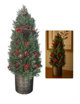 Pinheiro Arvore de Natal com Vaso Decorativo para Mesa Pinheiro Arvore de Natal com Vaso Decorativo para Mesa