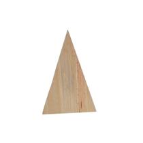 Pinheiro Triângulo em Pinus 21cm - Jeito Próprio Artesanato