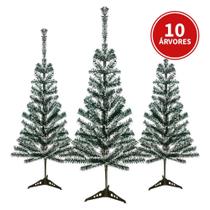 Pinheiro Verde Atacado 10 Arvores de Natal Nevada 90 cm pra Revenda