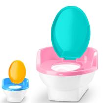 Pinico Colorido Bebê Menina Assento Anatômico Encaixa no Vaso Sanitário - cardoso Pinico Colorido Bebê Menina Assento Anatômico Encaixa no Vaso Sanitário - cardoso