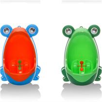 Pinico Mictorio Infantil Sapinho Desfralde Troninho Bebe Menino Xixi Com Ventosa Parede