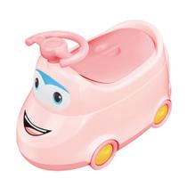 Piniquinho Penico Troninho Infantil Carro Rosa