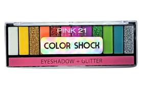 Pink 21 paleta de sombra color shock cor 2
