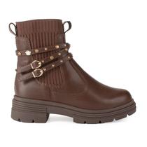 Pink Cats Coturno Infantil Menina V5031 Marrom - MARROM