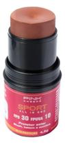 Pink Cheeks Maquiagem Esportiva Blush 3 Em 1 Com Proteção So