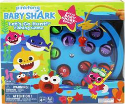 Pinkfong Baby Shark Let's Go Hunt Musical Fishing Game, para famílias e crianças de 4 anos ou mais - Spin Master Games