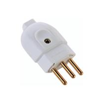 Pino Ac Macho 2p+t 10a Tripolar Branco Tramontina