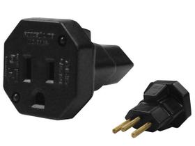 Pino Adaptador 10A Preto - Force Line