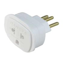 Pino adaptador 2p+t para 2p+t + chato daneva - 1661 Pino adaptador 2p+t para 2p+t + chato daneva - 1661