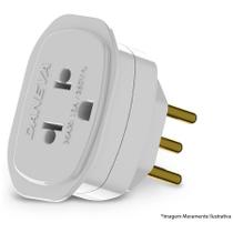 Pino Adaptador Ador Universal Daneva 2p+t Branco R1661 com 12 Peças - Daneva