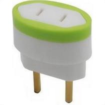 Pino Adaptador Daneva 2 Polos 10A. Chato Para Redondo - 1549 - Kit C/12 Pecas