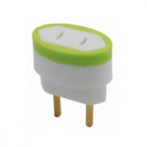 Pino Adaptador (Entrada =2 Redondo/Saida =2 Chato) Daneva 10A Branco Dn1549 - Kit C/12 Pino Adaptador (Entrada =2 Redondo/Saida =2 Chato) Daneva 10A Branco Dn1549 - Kit C/12