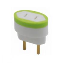 Pino Adaptador (Entrada =2 Redondo/Saida =2 Chato) Daneva 10A Branco Dn1549 - Kit C/12 Pino Adaptador (Entrada =2 Redondo/Saida =2 Chato) Daneva 10A Branco Dn1549 - Kit C/12