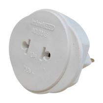 Pino Adaptador Interneed Universal 2 Polos 10A. Branco 37866 - Kit C/10 Pecas Pino Adaptador Interneed Universal 2 Polos 10A. Branco 37866 - Kit C/10 Pecas