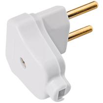 Pino Adaptador Macho Tomada Ilumi 10A Amperes 2 Pinos 2P 90 - Cinza