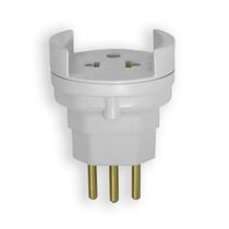 Pino adaptador para tomada 3 pino bipolar 10a 250v