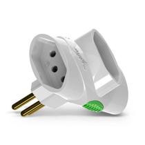 Pino Adaptador Tipo T 2P + T Branco 10A Daneva