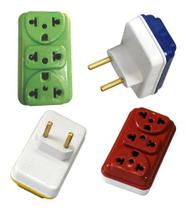Pino Adaptador Tripolar Colorido de Alta Qualidade BG
