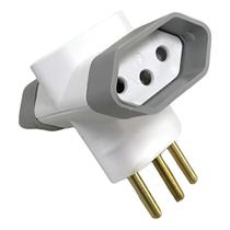 Pino Benjamin 3 Saídas 2p T Branco Luster 10a 250 Volts