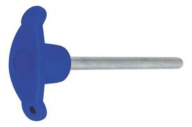 Pino De Carga Azul T Com Imã 130mm X 5/16'' Fitness Azul