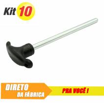 Pino de Carga T Para Academia Simples -Kit com 10 Peças - UNIMEC COMPONENTES