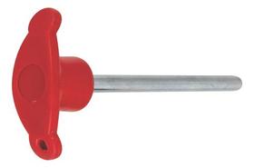 Pino De Carga Vermelho T Com Imã 130mm X 5/16'' Fitness Vermelho