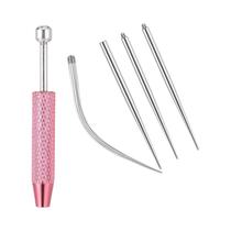 Pino De Inserção Cônico De Titânio Para Piercing De Nariz Sem Rosca, Brincos De Encaixe De 5, 6 E 8 Pino De Inserção Cônico De Titânio Para Piercing De Nariz Sem Rosca, Brincos De Encaixe De 5, 6 E 8
