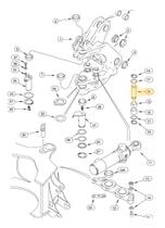 Pino Do Cilindro De Giro Retroescavadeira 580l 580m 135247A1