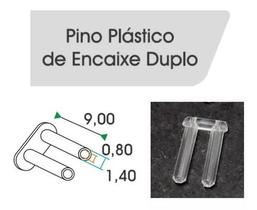 Pino Encaixe Duplo Plástico Para Óculos 1.4 100 Unid.