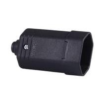 Pino extenção femea preto 2p+t ou 2p 10a kit 50 pç margirius