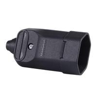 Pino extenção femea preto 2p+t ou 2p 20a kit 50 pç margirius