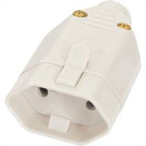 Pino Femea 2 Polos Fame 10A Branco Pino Femea 2 Polos Fame 10A Branco