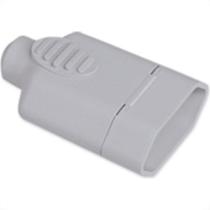 Pino Femea 2 Polos Ilumi 10A Cinza 1429Pct - Kit C/10 Pino Femea 2 Polos Ilumi 10A Cinza 1429Pct - Kit C/10