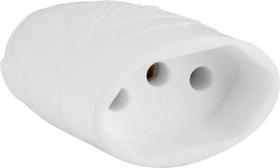 Pino femea 2 polos+terra daneva 20a branco dn1612 - kit c/12