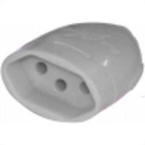 Pino Femea 2 Polos+Terra Daneva 20A Cinza Dn1608 - Kit C/12 Pino Femea 2 Polos+Terra Daneva 20A Cinza Dn1608 - Kit C/12