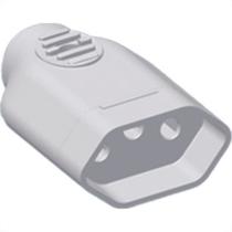 Pino Femea 2 Polos+Terra Ilumi 10A Cinza 1431Pct - Kit C/10