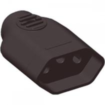 Pino Femea 2 Polos+Terra Ilumi 20A Preto 1423Pct - Kit C/10
