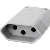 Pino Femea 2 Polos+Terra Perlex 20A Cinza 2046Cz Pino Femea 2 Polos+Terra Perlex 20A Cinza 2046Cz
