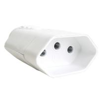 Pino Femea 2p+t 10a 250v Branco 1433 - Ilumi Pino Femea 2p+t 10a 250v Branco 1433 - Ilumi