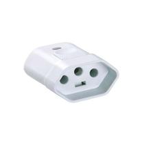 Pino Fêmea 3P 10A Branco - Uso Doméstico - Tramontina