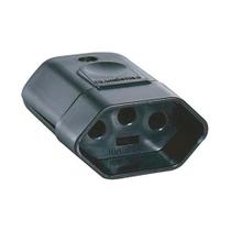 Pino Fêmea 3P 20A Preto - Uso Doméstico - Tramontina Pino Fêmea 3P 20A Preto - Uso Doméstico - Tramontina