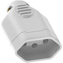 Pino Fêmea Bipolar 2 Polos + Terra 10A 250v Branco - Ilumi Pino Fêmea Bipolar 2 Polos + Terra 10A 250v Branco - Ilumi