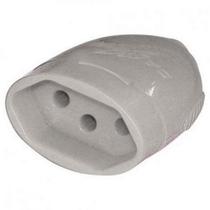 Pino Femea Daneva 2P+T. 20A. Desmontavel Cinza - Dn1608 - Kit C/12 Pecas Pino Femea Daneva 2P+T. 20A. Desmontavel Cinza - Dn1608 - Kit C/12 Pecas
