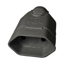 Pino femea ilumi 2 polos 10a. preto - 1430pct