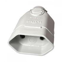 Pino Femea Ilumi 2 Polos 20A. Cinza - 1420Pct ./ Kit Com 10 Peças