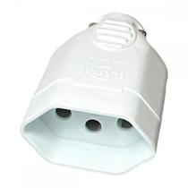 Pino Femea Ilumi 2 Polos+Terra 20A. Branco Prensa Cabo - 1442Pct ./ Kit Com 10 Peças Pino Femea Ilumi 2 Polos+Terra 20A. Branco Prensa Cabo - 1442Pct ./ Kit Com 10 Peças